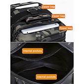 cheap Men&#039;s Bags-Men&#039;s Multifunctional Digital Camouflage Shoulder Bag with Multiple Pockets - Tactical Style for Outdoor Enthusiasts Hiking, Traveling and Daily Use White Black Green