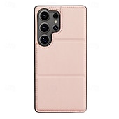 economico Cover Samsung-telefono Custodia Per Samsung Galaxy S24 S24 Ultra Plus S23 S22 S21 S20 Ultra Plus FE S25 S25 più S25 Ultra Per retro Con supporto A calamita Slot per schede Retrò TPU pelle sintetica