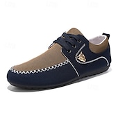 cheap Men&#039;s Sneakers-Men&#039;s Navy Blue Nylon Casual Shoes with Textured Fabric and Lace Detailing - Ideal for Everyday Comfort