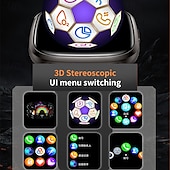 abordables Montres connectées-iMosi HT31 Montre intelligente 1.72 pouce Smartwatch Montre Connectée Bluetooth Podomètre Rappel d&#039;appel Moniteur d&#039;Activité Compatible avec Android iOS Femmes Hommes Appels Mains Libres Étanche