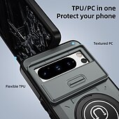 abordables Otras carcasas-teléfono Funda Para Google Pixel 8 Pro Pixel 8 Pixel 7 Pixel 7 Pro Funda Trasera con Soporte Antigolpes Retro TPU ordenador personal