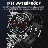 cheap Smartwatch-696 HDT6MAX Smart Watch 1.63 inch Smartwatch Fitness Running Watch Bluetooth ECG+PPG Pedometer Call Reminder Compatible with Android iOS Women Men Hands-Free Calls Message Reminder IP 67 47mm Watch