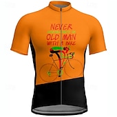 男性用 サイクリングジャージー 文字&番号 半袖 バイク Tシャツ ジャージー 3つのリアポケット付き マウンテンサイクリング 速乾性 人間工学デザイン ウィッキング 高通気性 スポーツ イエロー ブルー パープル 衣類 お買い得  メンズジャージ-男性用 サイクリングジャージー 文字&番号 半袖 バイク Tシャツ ジャージー 3つのリアポケット付き マウンテンサイクリング 速乾性 人間工学デザイン ウィッキング 高通気性 スポーツ イエロー ブルー パープル 衣類