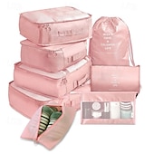 cheap Luggage &amp; Travel Storage-8-Piece Compression Packing Cubes Set for Travel, Luggage Organizer, Clothing and Accessories Sorting Storage Bags, Suitcase Organizing Set for Efficient Packing