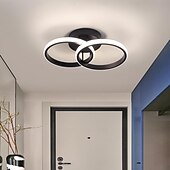 economico Lampade da soffitto con dimmer-lampade da corridoio a led nere e dorate moderne lampade da soffitto a led vicine alle luci da soffitto adatte per corridoi camere da letto bagni cucine balconi luci da soffitto