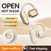 abordables Casques téléphoniques et professionnels-Casque de traduction IA - traduction sans fil en temps réel en 144 langues, suppression active du bruit, commandes tactiles, microphone à condensateur, chargement de type C pour les voyages d&#039;affaires