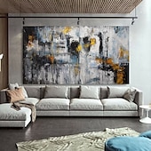 billiga Oljemålningar i popkonststil-handmålad akryl olimålning stor bild canvaskonst oljemålning oversize handmålning akryl modern målning canvas abstrakt oljemålning för sovrum kontor hotell väggdekoration