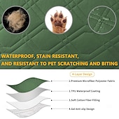 economico Copertura per divano-fodera per divano impermeabile per cuscino divano fodera per divano per cani fodera protettiva per mobili resistente all&#039;acqua con bastoncini di schiuma cinghie elastiche per animali domestici gatto