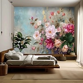 cheap Landscape Tapestry-Flowers Hanging Tapestry Wall Art Large Tapestry Mural Decor Photograph Backdrop Blanket Curtain Home Bedroom Living Room Decoration