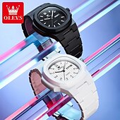 olcso Quartz órák-OLEVS Brand 5627 Kényelmes Egyszerű Vízálló Férfi és Női Karórák Borosüveg Papagáj Szálas Quartz Óra Eredeti Karkötő