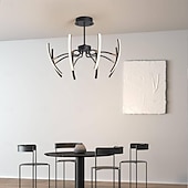 economico Luci a sospensione-moderna lampada a sospensione a led fai da te design luce regolabile 3000k-6500k con retrocomando sospensione nera lampada a sospensione regolabile adatta per sale da pranzo soggiorni camere da letto