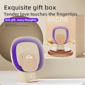 お買い得  バグザッパー-静音粘着蚊取りランプ アンビエントライト ワイヤレス充電スタンド 時計 1200mAh