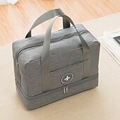 cheap Luggage &amp; Travel Storage-Weekender Bag Travel Duffel Bag with Shoe Compartment, Gym Bag with Wet Dry Separation for Women Men, Large Capacity Handheld Waterproof Travel Bag, Wet-Dry Separation for Beach and Gym
