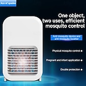 お買い得  電気蚊忌避剤-USB充電式電動蚊たたき – 充電式家庭用蚊殺しランプ、電気ショック付きハエ叩き