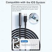 お買い得  顕微鏡＆内視鏡-ライト付き内視鏡カメラ、防水スネーク検査内視鏡、8 つの LED ライト付き、iOS 用 2.0 メガピクセル HD カメラ &amp;アンドロイド携帯