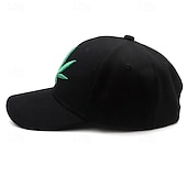 preiswerte Baseballkappe für Herren-Herren Baseballkappe Sonnenhut Trucker-Kappe Schwarzgrau Schwarz Grün 100% Polyester Bestickt Mode Lässig Täglich Festival Botanisch Palmblatt Verstellbar Sonnenschutz Atmungsaktiv