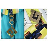 levne Anime kostýmy-Genshin Impact Kinich Anime Cosplay kostým Boty Cosplay Paruky Cosplay obleky Cosplay Paruky Cosplay boty Karneval Plesová maškaráda Výkon Párty Vrchní deska Kalhoty Korzet Pro Pánské Dospělé