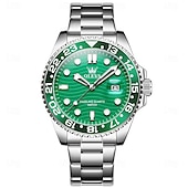 cheap Quartz Watches-OLEVS 3610 Brand Trendy Fashion Business Men&#039;s Watches Waterproof Stainless Steel TOP Quartz Watch