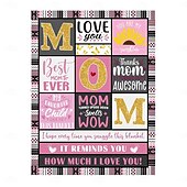 abordables Couvertures et plaids-couverture fête des mères, une lettre à maman, cadeau fête des mères, couverture douce et confortable, cadeau parfait pour maman, motif floral ou cœur, chaud et confortable