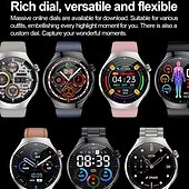 Χαμηλού Κόστους Smartwatch-696 TK26 Εξυπνο ρολόι 1.43 inch Έξυπνο ρολόι Bluetooth ΗΚΓ + PPG Βηματόμετρο Υπενθύμιση Κλήσης Συμβατό με Android iOS Γυναικεία Άντρες Κλήσεις Hands-Free Υπενθύμιση Μηνύματος IP 67 Θήκη ρολογιού 52mm