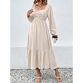 cheap Dresses-Medieval Renaissance Dress Lady Women&#039;s Halloween Carnival Masquerade LARP Ren Faire Adults&#039; Dress Spring &amp; Summer