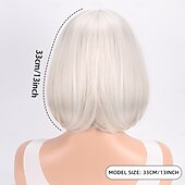 お買い得  トレンドの合成ウィッグ-人工毛ウィッグ ウェーブ カーリーウィーブ アシメントリー・ヘアカット ニートバング 機械製 かつら 30 インチ A1 合成 女性用 クラシック 快適 カラーグラデーション マルチカラー