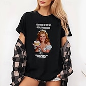 levne Topy-Trička Tričko Retro plakát Retro dívka Grafika Pro Dámské Dospělé Plesová maškaráda Horká ražba Běžné / Denní