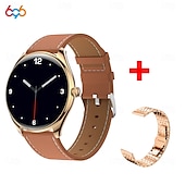 abordables Montres connectées-696 QS28 Montre intelligente 1.43 pouce Smartwatch Montre Connectée Bluetooth ECG + PPG Podomètre Rappel d&#039;Appel Compatible avec Android iOS Femme Hommes Mode Mains-Libres Rappel de Message IP 67
