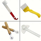cheap Animal Support &amp; Care-9pcs Beekeeping Tool Kit for Beginners - Durable Stainless Steel, Wood &amp; Plastic Tools with Variety of Beehive Accessories - Ideal Gift Set for Aspiring Beekeepers, Beekeeping Supplies
