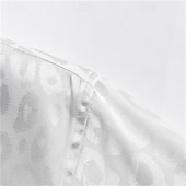 levne Pánské společenské košile-Pánské Saténová košile Košile k obleku Leopard Svatební Venkovní Černá Bílá Dlouhý rukáv Límeček Léto Jaro Oblečení