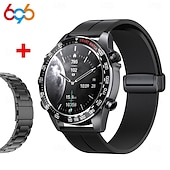 cheap Smartwatch-696 CT11 Smart Watch 1.43 inch Smartwatch Fitness Running Watch Bluetooth ECG+PPG Pedometer Call Reminder Compatible with Android iOS Women Men Hands-Free Calls Message Reminder IP 67 47mm Watch Case