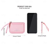 お買い得  カードホルダーとケース-レディースカードバッグ ファッショナブル PU 薄型 ハイエンド ゼロウォレット インスタイル かわいいカードホルダー