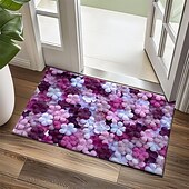 preiswerte Fußmatten-Blumen Fußmatte Küchenmatte Fußmatte rutschfeste Teppich Innen- und Außenmatte Schlafzimmerdekor Badezimmermatte Eingangs-teppich Frühling Sommer