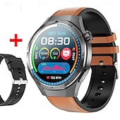 abordables Relojes inteligentes-696 ET456 Reloj inteligente 1.56 pulgada Smartwatch Reloj elegante Bluetooth ECG + PPG Podómetro Recordatorio de Llamadas Compatible con Android iOS Hombre Llamadas con Manos Libres Recordatorio de