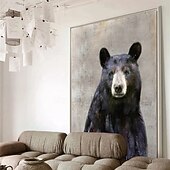 preiswerte Tiergemälde-handgemaltes abstraktes Besr-Kunstwerk Besr-Gemälde auf Leinwand extragroßes abstraktes Kunstgemälde handgemaltes übergroßes strukturiertes Gemälde Tierkunst-Ölgemälde großes Leinwandgemälde