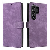 رخيصةأون جراب سامسونج-هاتف غطاء من أجل سامسونج جالاكسي S24 Ultra Plus S23 Ultra Plus S22 بلس ألترا A54 A34 A14 A73 A53 A33 A23 A13 ق 25 اس 25 بلس اس 25 الترا غطاء الوجه مع حامل مع رباط المعصم فتحة لبطاقة مكتب  /  الأعمال