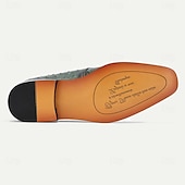 preiswerte Klassische Anzugschuhe-Grüne Oxford-Schuhe aus echtem Leder für Herren – luxuriöse Schnürschuhe mit Krokodilmuster für Kentucky Derbys und Hochzeiten
