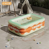billiga Pooler, Bubbelbad &amp; Förnödenheter-uppblåsbara pooler i full storlek, bärbar uppblåsbar pool, uppblåsbar pool, hopfällbara uppblåsbara pooler, perfekta vattenaktiviteter för inomhus och utomhus sommarsäsong