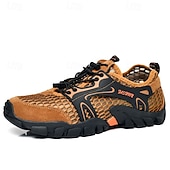 baratos Ténis para Homem-calçados masculinos para caminhadas ao ar livre, malha respirável com sola durável, calçados confortáveis para trilhas