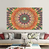 halpa Mandala Matto-Mandala Riippuva Gobeliini Seinätaito Suuri Gobeliini Seinärakennus Valokuvatausta Peitto Verho Koti Makuu- ja Olohuoneen Koriste