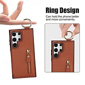 economico Cover Samsung-telefono Custodia Per Samsung Galaxy S24 Ultra Plus S24 FE S23 S22 S21 S20 Ultra Plus FE A55 A35 A25 A15 5G A14 A54 A73 A53 A12 A13 Per retro Con supporto A calamita Cerniera Retrò TPU pelle sintetica