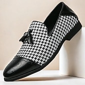 cheap Loafers-Men's Prom Shoes - Blue Textured Velvet Slip-On Loafers for Bold and Fashion-Forward Formal Wear