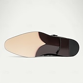 cheap Premium Leather Sandals-Men&#039;s Chic White Leather Monk Strap Shoes - Stylish Choice for Summer Weddings and Formal Events