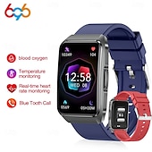 abordables Relojes inteligentes-696 ET650 Reloj inteligente 1.57 pulgada Pulsera inteligente Bluetooth ECG + PPG Podómetro Recordatorio de Llamadas Compatible con Android iOS Mujer Hombre Llamadas con Manos Libres Recordatorio de