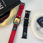 זול להקות Apple Watch-סולו לופ מותאם ל רצועת השעון של Apple Watch 38 מ&quot;מ 40 מ&quot;מ 41 מ&quot;מ 42 מ&quot;מ 44 מ&quot;מ 45 מ&quot;מ 49 מ&quot;מ חמוד מתכוונן קנבאס רצועת שעון חלופית ל iwatch Ultra 2 Series 9 8 7 SE 6 5 4 3 2 1