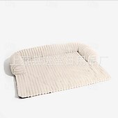 cheap Pet Sofa Cover-Pet Couch Cover for Sofa, Calming Dog Bed for Couch, Fluffy Plush Dog Couch Mat for Furniture Protector for Large Medium Small Dogs and Cats