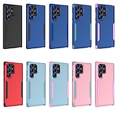 Недорогие Чехлы для Samsung-телефон Кейс для Назначение SSamsung Galaxy S24 S23 S22 S21 Ultra Plus A14 A54 А53 А33 A12 A32 A52 A13 S25 Кейс на заднюю панель Защита от удара Ретро ТПУ ПК