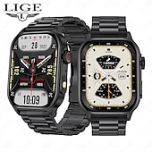 Χαμηλού Κόστους Smartwatch-LIGE BWKM02 Εξυπνο ρολόι 1.96 inch Έξυπνο ρολόι Bluetooth Υπενθύμιση Κλήσης Παρακολούθηση Δραστηριότητας Ξυπνητήρι Συμβατό με Android iOS Γυναικεία Άντρες Κλήσεις Hands-Free
