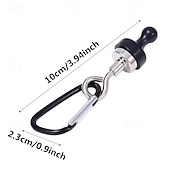 voordelige Handgereedschap-4 stuks sterke magnetische haken voor kamperen in de buitenlucht, karabijnhaken voor tenten, bergbeklimmen, gesp, magneethanger, kampeerlichthaak, accessoires