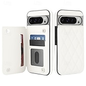 abordables Otras carcasas-teléfono Funda Para Google Píxel 9 Pro Pixel 9 Pro XL Pixel 8 Pro Pixel 8 Funda Trasera con Soporte Ranura para tarjetas Antigolpes Retro TPU Cuero de PU